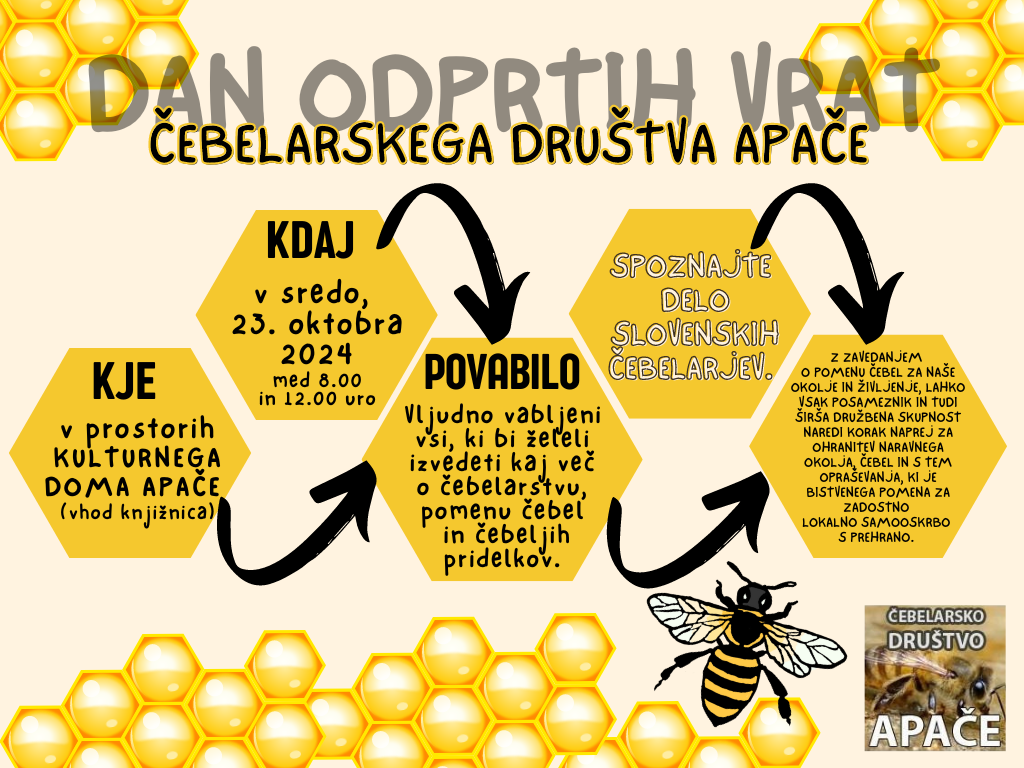 Yellow and Black Bee Hive Process Concept Map